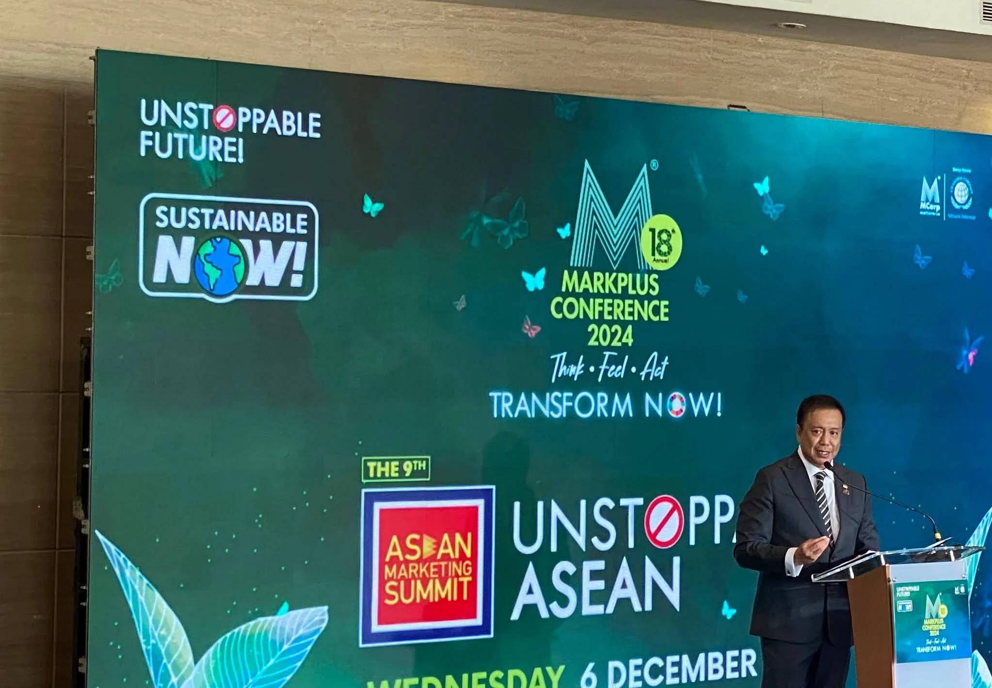 MarkPlus Conference 2024 Hari Pertama Dibuka, Hermawan Kartajaya Ungkap ASEAN Punya Pasar Besar
